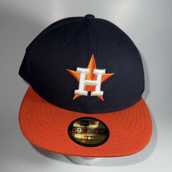 New Era Houston Astros fitted hat size 7 5/8. NWT - Picture 3 of 7